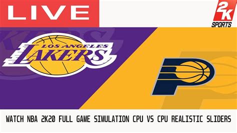 lakers vs pacers live